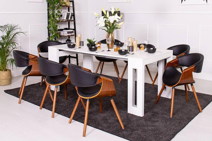 NADUVI Collection Bijzettafel Jean uitschuifbaar