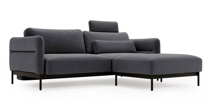 NADUVI Collection 3-zitsbank Selene met poef