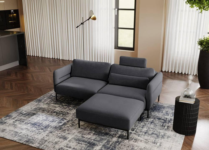 NADUVI Collection 3-zitsbank Selene met poef