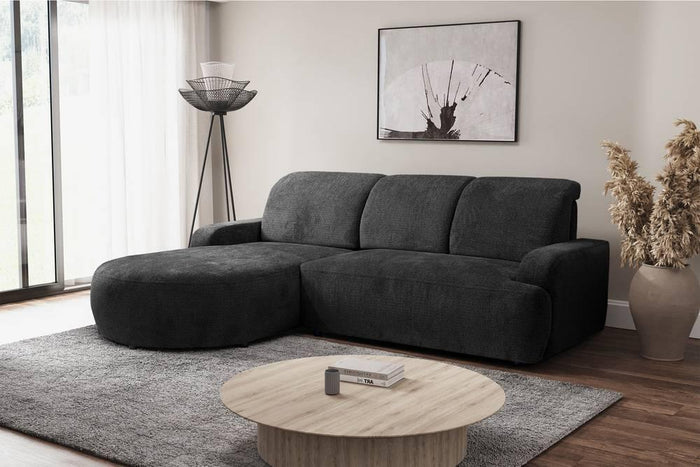 NADUVI Collection Hoekbank Alma links met slaapfunctie