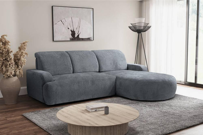 NADUVI Collection Hoekbank Alma rechts met slaapfunctie