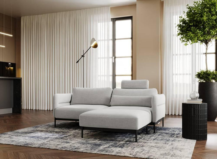 NADUVI Collection 3-zitsbank Selene met poef