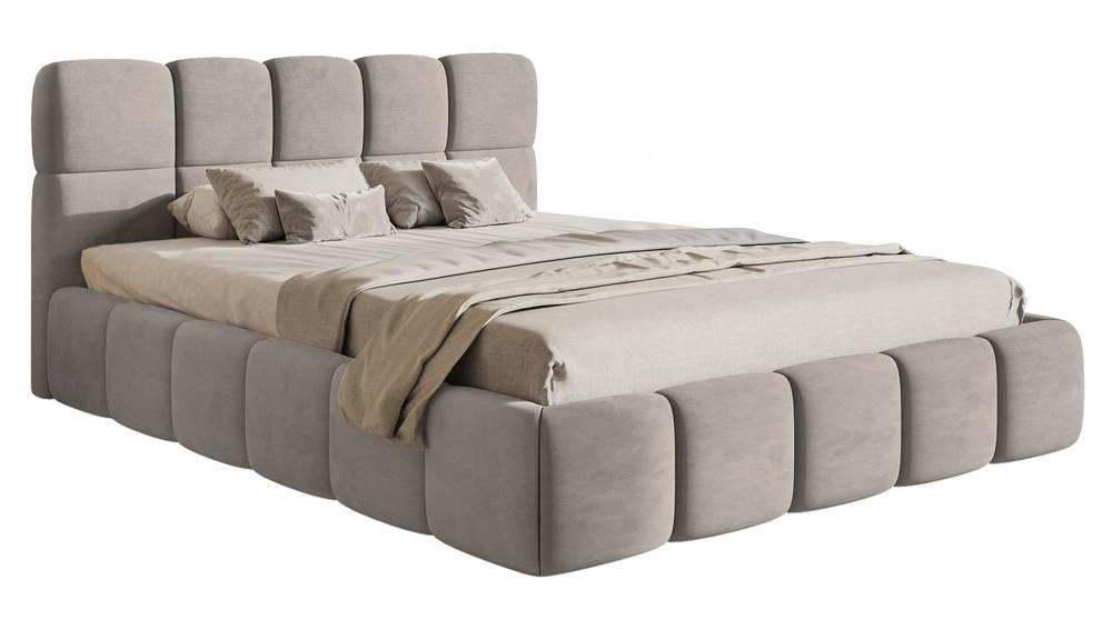 NADUVI Collection Bedframe Chloe velvet 180 x 200