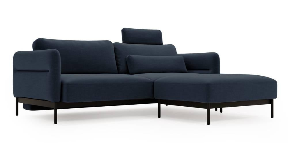 NADUVI Collection 3-zitsbank Selene met poef