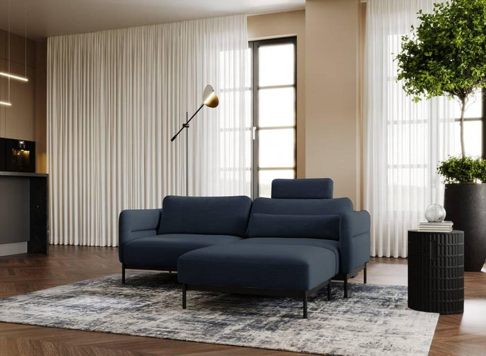 NADUVI Collection 3-zitsbank Selene met poef