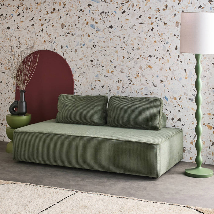 sweeek - Fauteuil in corduroy 2 zitplaatsen