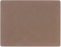 LIND DNA Placemat Nupo - Leer - Truffle - 45 x 35 cm