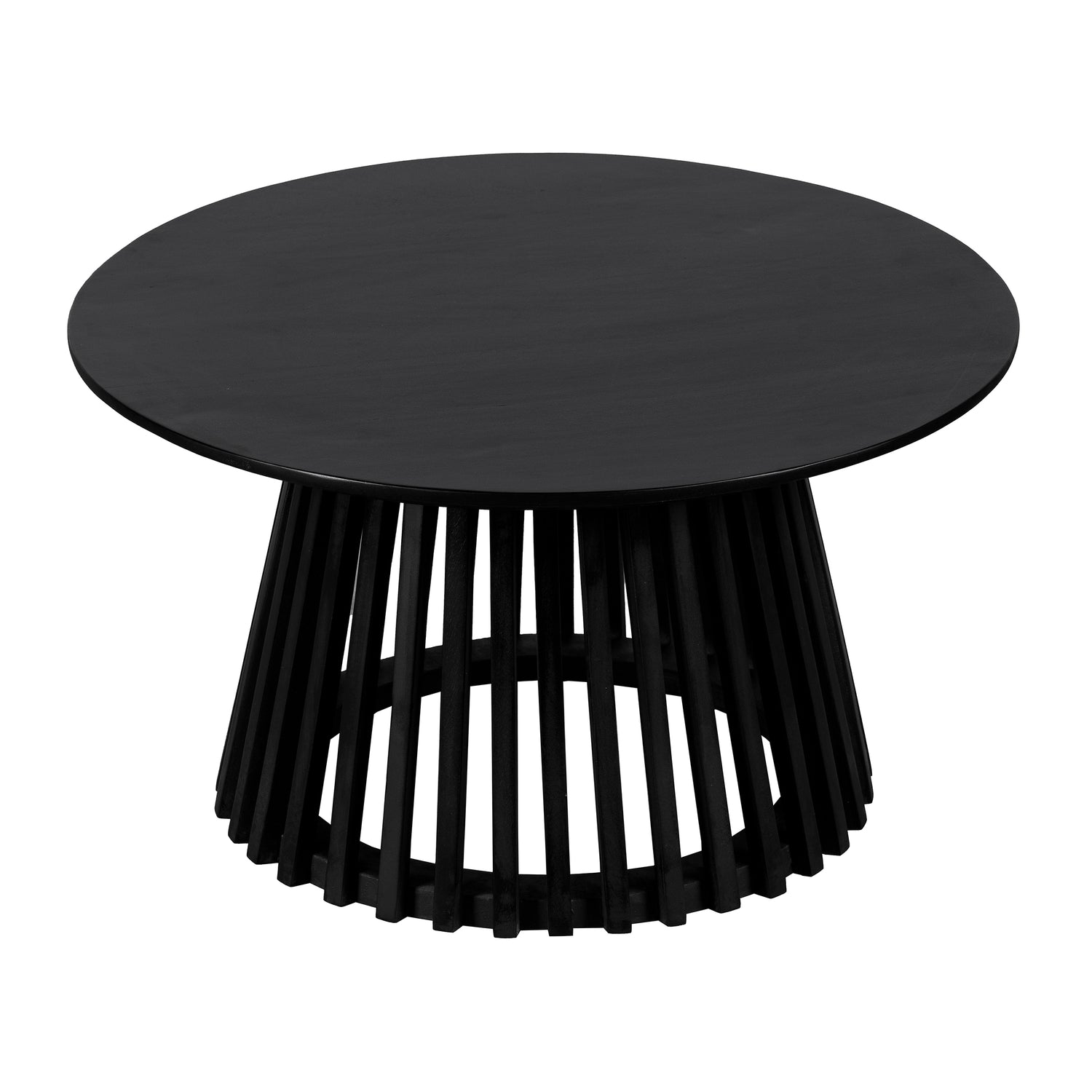 Lewis & Loft Salontafel Levi - FSC® mangohout - Rond ⌀70 - Zwart