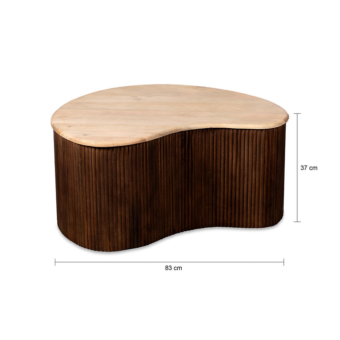 Lewis & Loft Salontafel Lena – Maat L – FSC® mangohout – Bruin