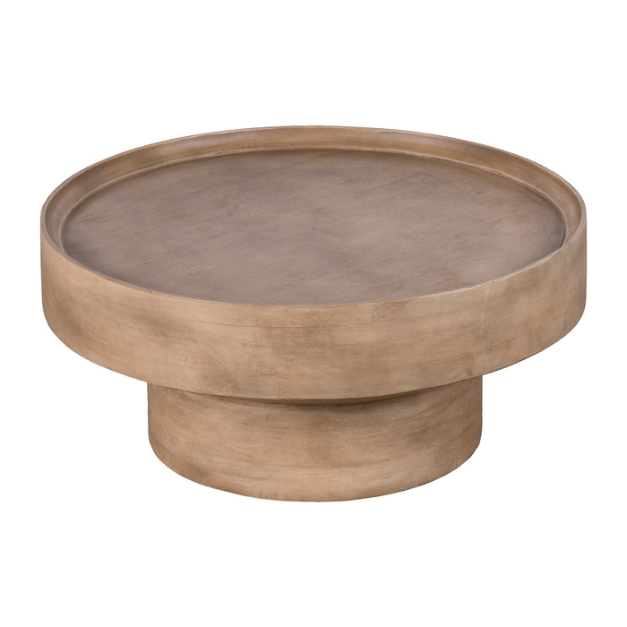 Lewis & Loft Salontafel Luus - FSC® mangohout - Rond ⌀80 cm - Bruin