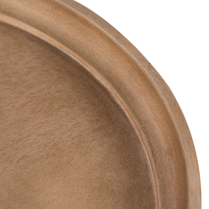 Lewis & Loft Salontafel Luus - FSC® mangohout - Rond ⌀80 cm - Bruin