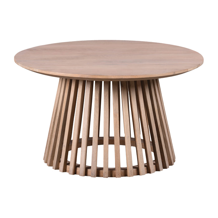 Lewis & Loft Salontafel Levi - FSC® mangohout - Rond ⌀70 - Naturel