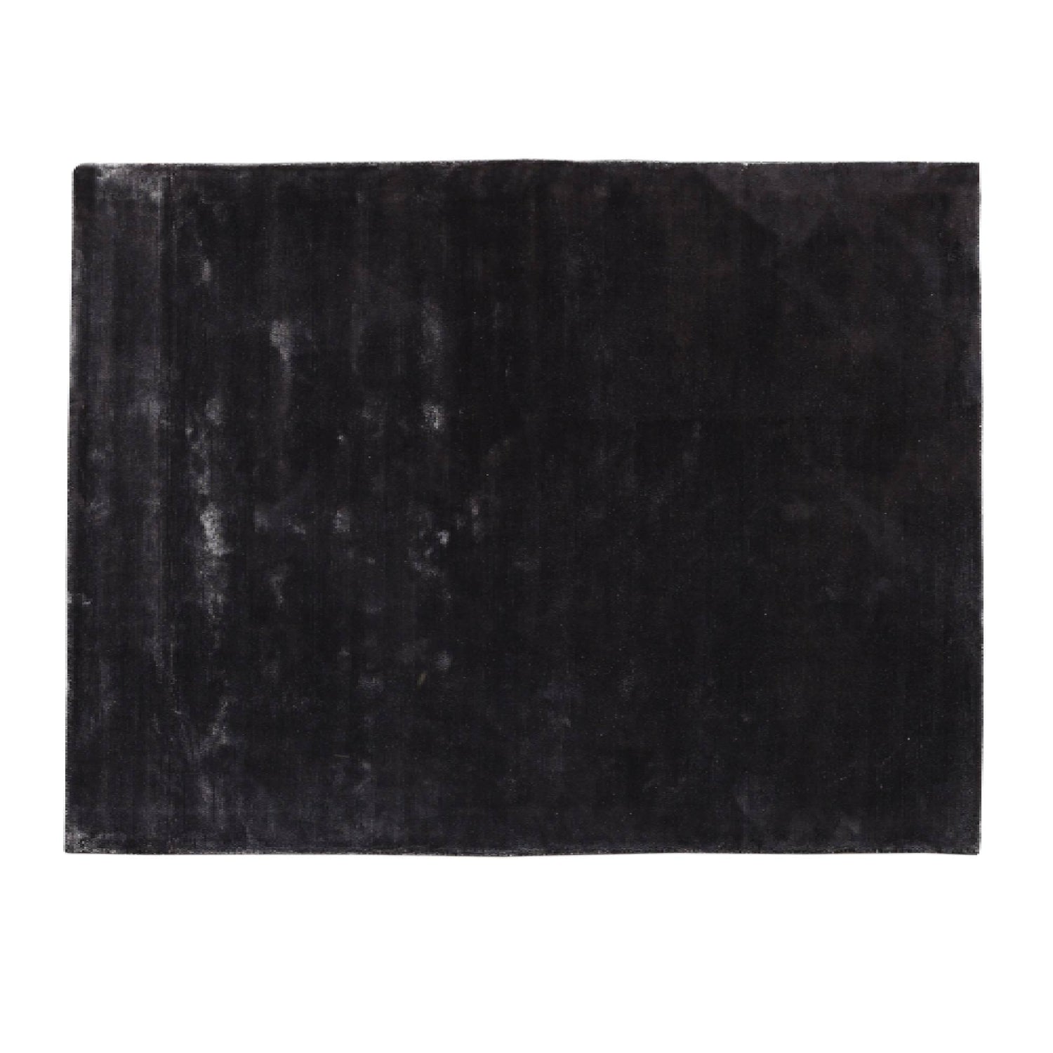 PTMD Flavia Black Viscose Handwoven Carpet XL