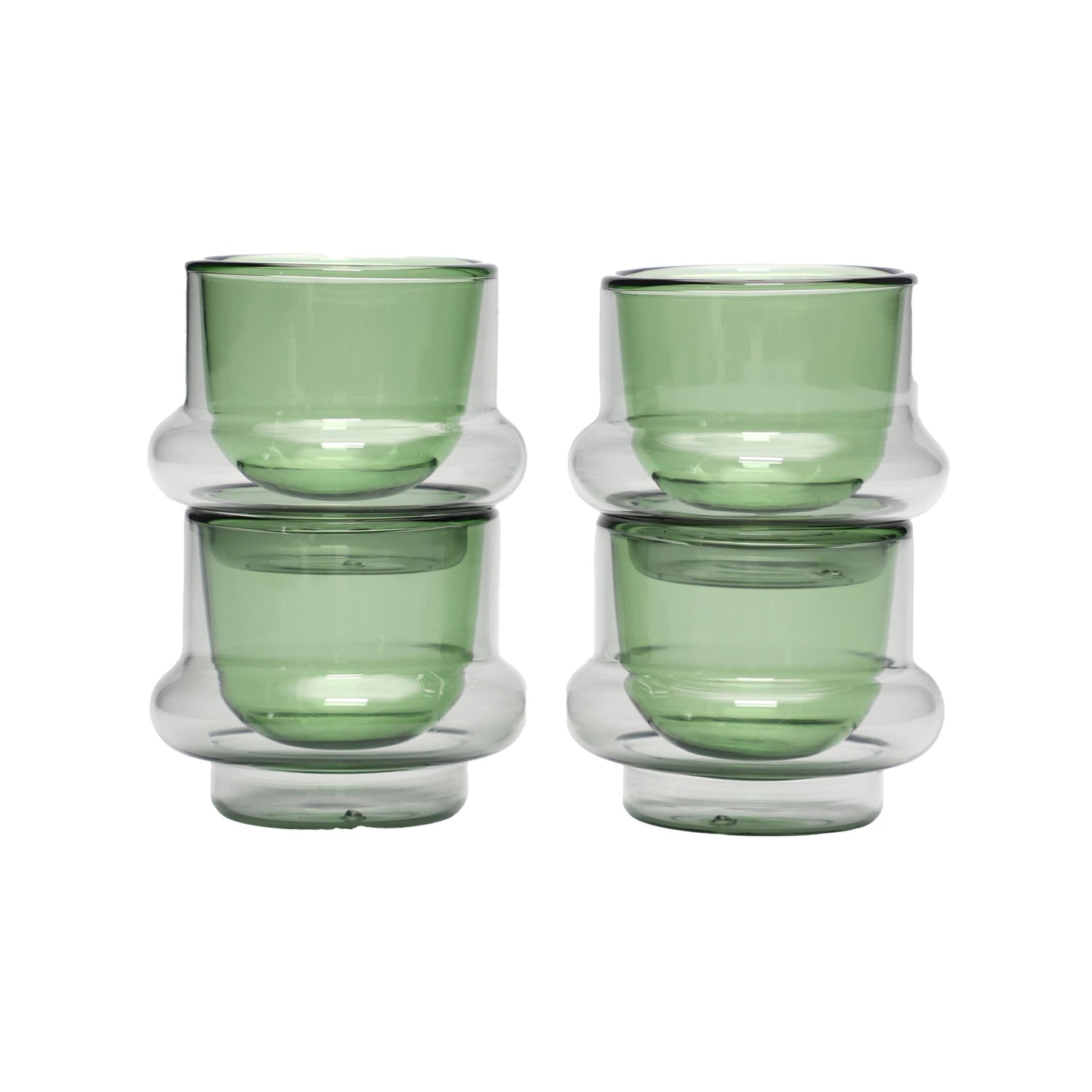 Tom Dixon Bump espresso mok set van 4 groen