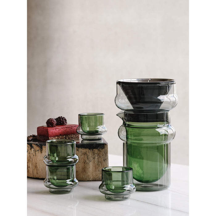 Tom Dixon Bump koffiemaker zwart|groen