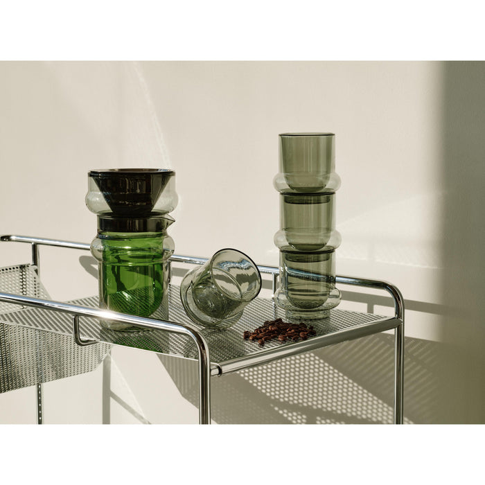 Tom Dixon Bump koffiemaker zwart|groen