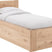 Goossens Bedframe Bibi - 90 x 200 - Eiken naturel - Hout