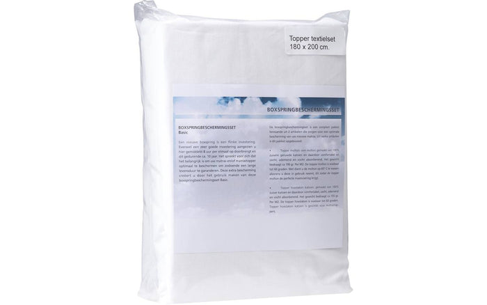 Goossens Boxspringbeschermingsset Infinity Bbs, (molton + hoeslaken)
