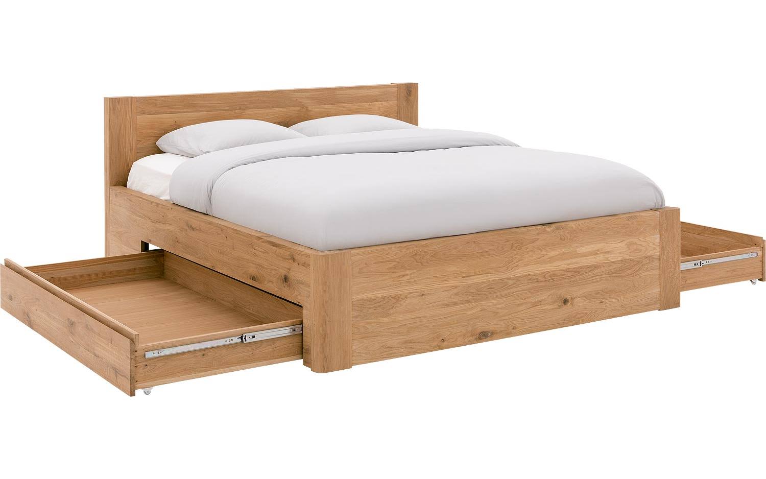 Goossens Bedframe Bibi - 160 x 210 - Eiken olie blank - Hout