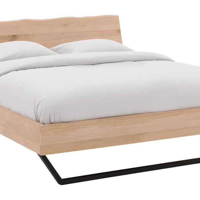 Goossens Bedframe Slade, Bedframe 160 x 210 cm hoofdbord organisch