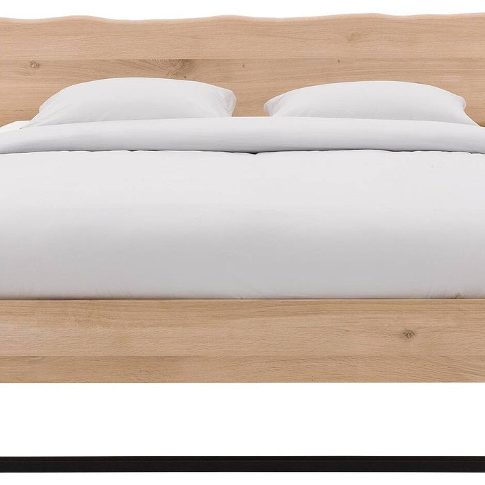 Goossens Bedframe Slade, Bedframe 160 x 210 cm hoofdbord organisch