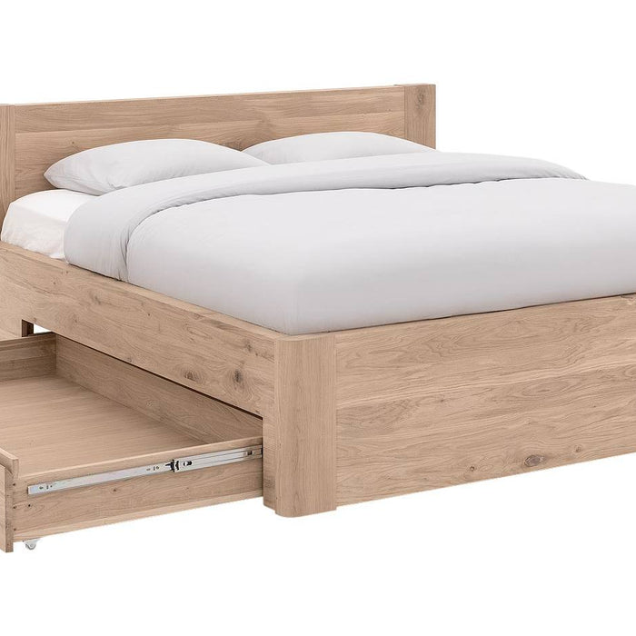 Goossens Bedframe Bibi - 180 x 210 - Eiken gelakt roomwit - Hout