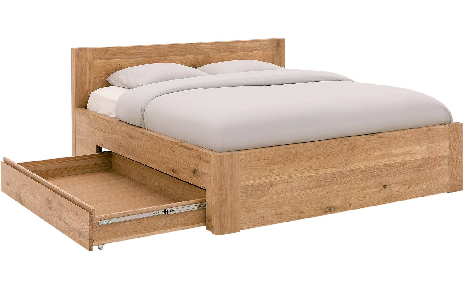 Goossens Bedframe Bibi - 160 x 200 - Eiken olie blank - Hout