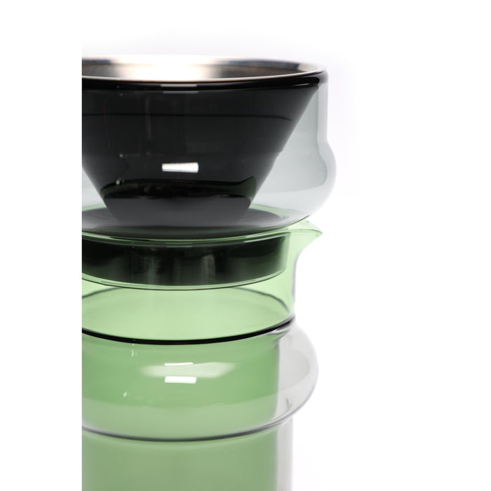 Tom Dixon Bump koffiemaker zwart|groen