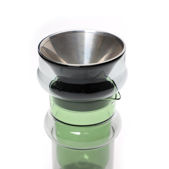 Tom Dixon Bump koffiemaker zwart|groen