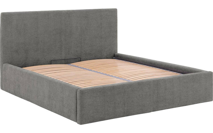 Goossens Bedframe Mysen Storage - 140 x 200 - Stof fijn geweven