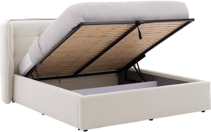 Goossens Gestoffeerd Bedframe Canon - 140 x 200 - Stof boucle