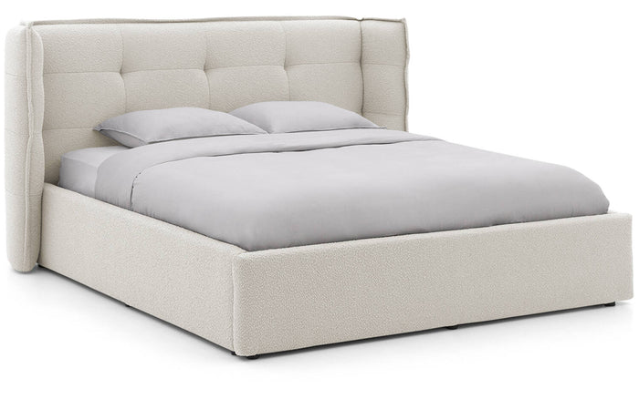 Goossens Gestoffeerd Bedframe Canon - 140 x 200 - Stof boucle