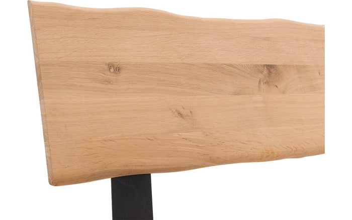 Goossens Bedframe Slade, Bedframe 160 x 210 cm hoofdbord organisch