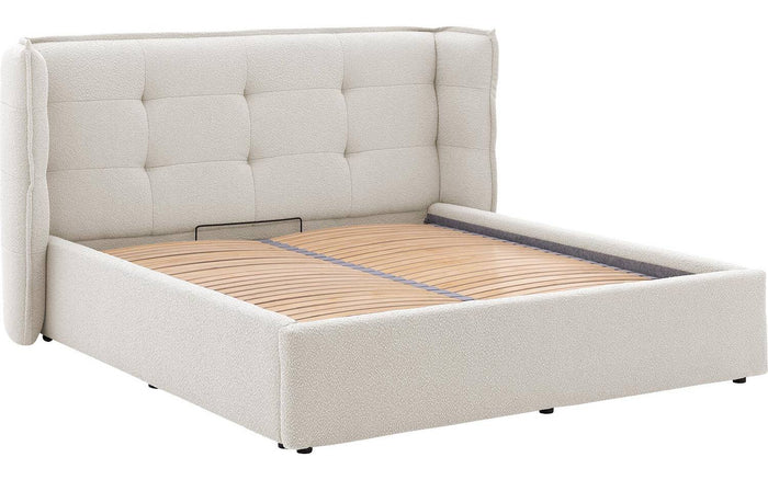 Goossens Gestoffeerd Bedframe Canon - 140 x 200 - Stof boucle