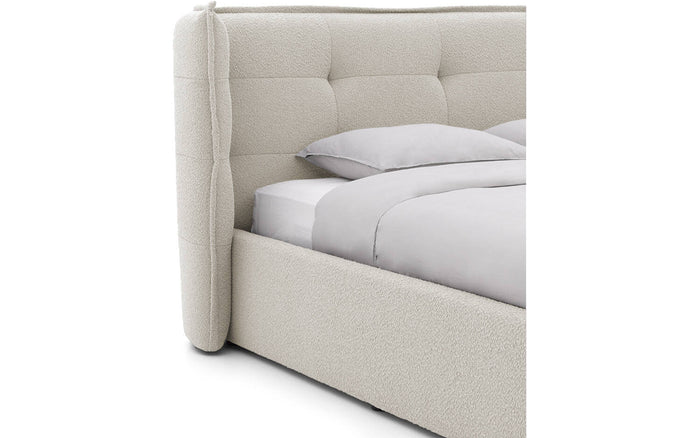 Goossens Gestoffeerd Bedframe Canon - 140 x 200 - Stof boucle