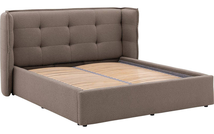 Goossens Gestoffeerd Bedframe Canon - 160 x 200 - Stof boucle