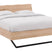 Goossens Bedframe Slade, Bedframe 160 x 200 cm hoofdbord organisch