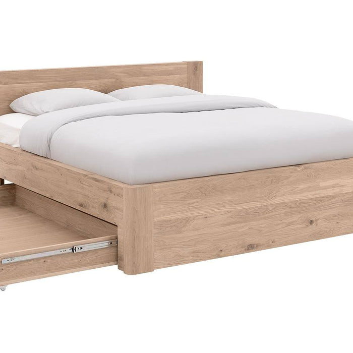 Goossens Bedframe Bibi - 180 x 210 - Eiken gelakt roomwit - Hout