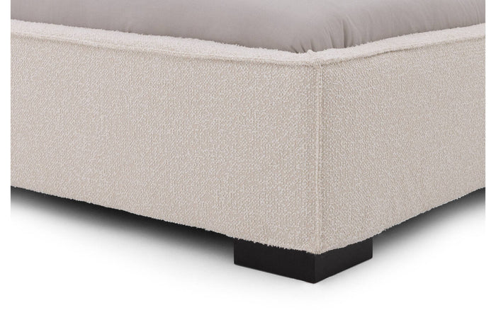 Goossens Bedframe Switch - 180 x 210 - Ahenk 9851 beige - Bouclé