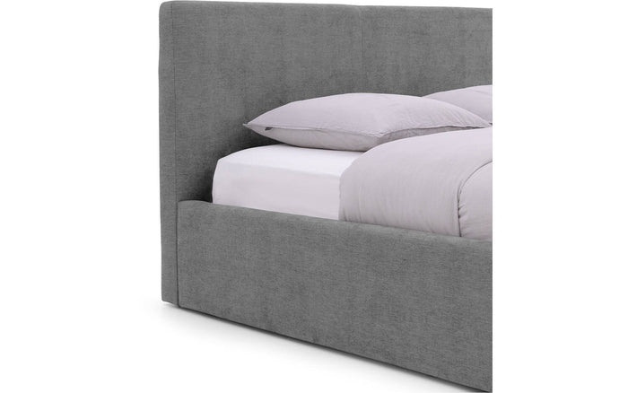 Goossens Bedframe Mysen Storage - 140 x 200 - Stof fijn geweven