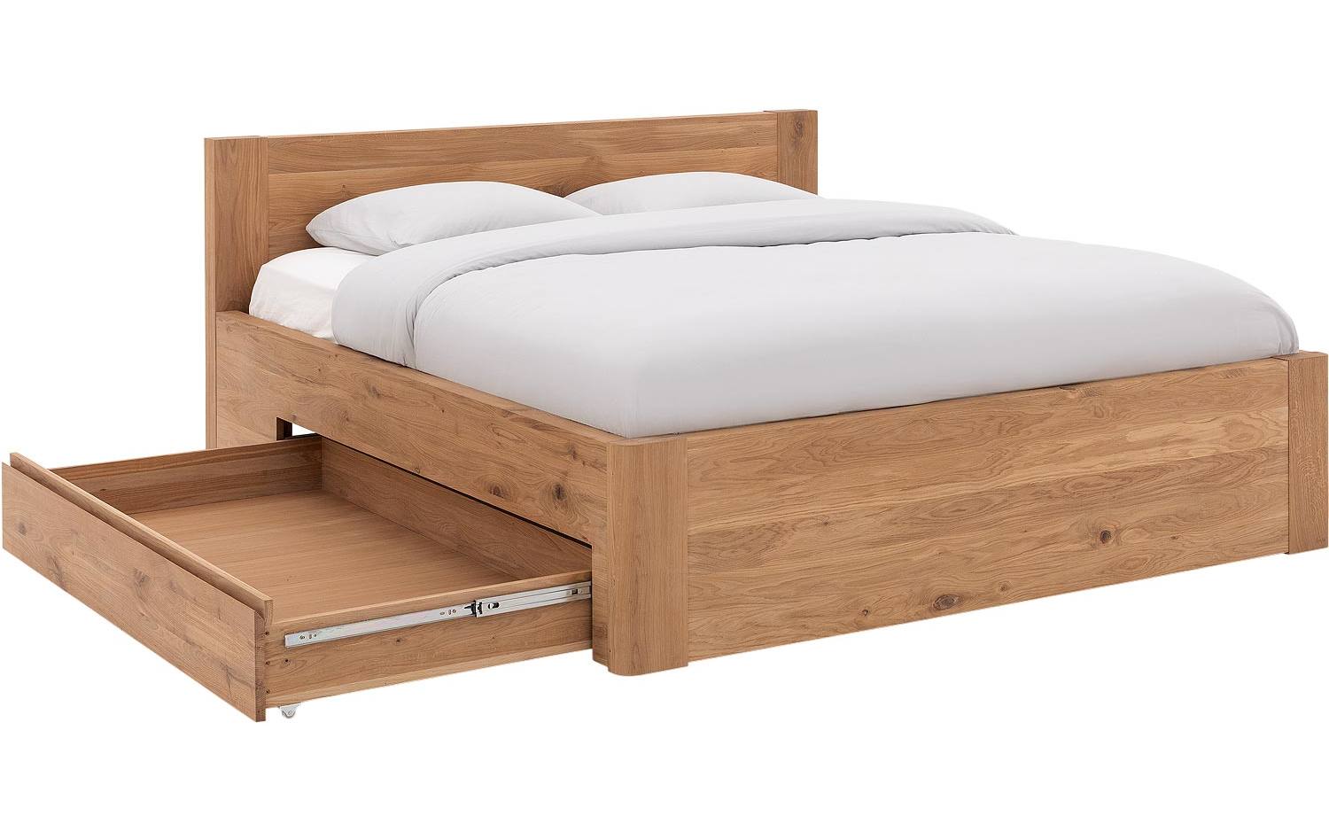 Goossens Bedframe Bibi - 160 x 210 - Eiken soft touch lak blank - Hout