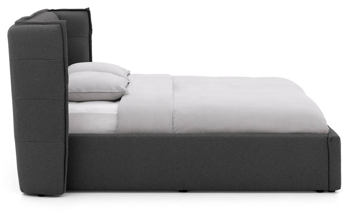 Goossens Gestoffeerd Bedframe Canon - 180 x 200 - Stof boucle