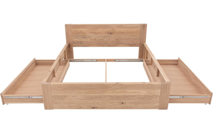 Goossens Bedframe Bibi - 160 x 210 - Eiken naturel - Hout