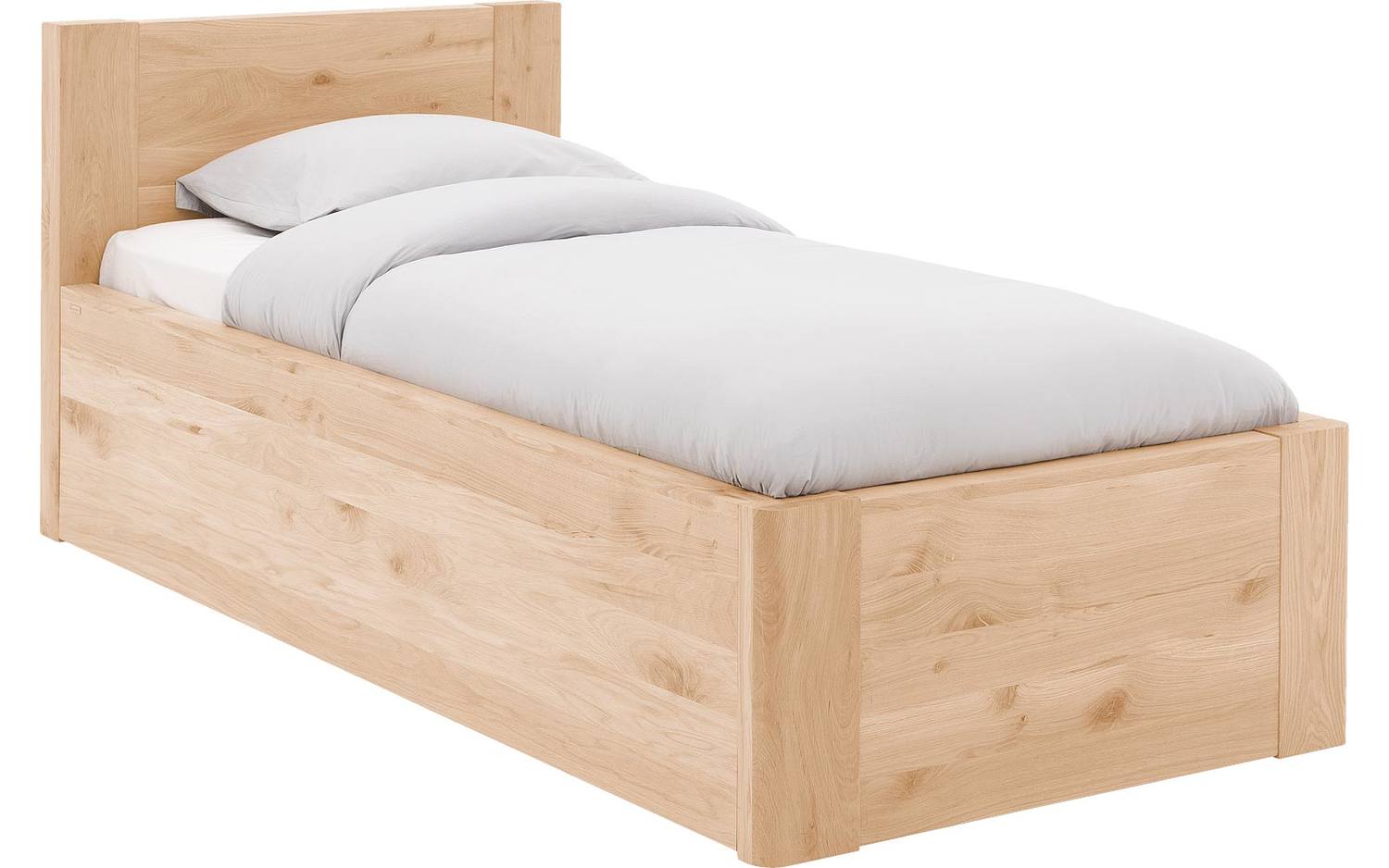 Goossens Bedframe Bibi - 90 x 200 - Eiken gelakt blank - Hout