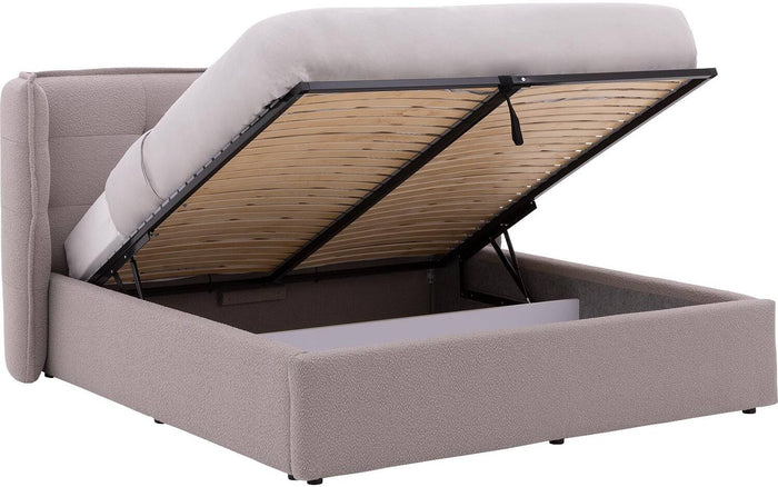 Goossens Gestoffeerd Bedframe Canon - 160 x 200 - Stof boucle