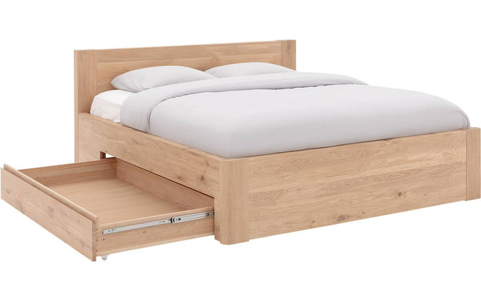 Goossens Bedframe Bibi - 180 x 220 - Eiken naturel - Hout