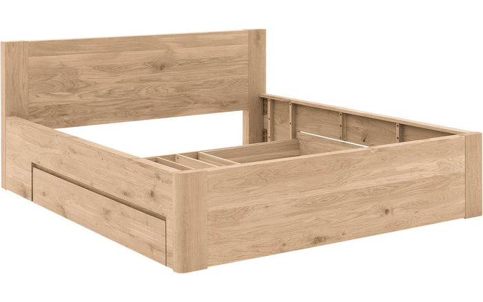 Goossens Bedframe Bibi - 180 x 200 - Eiken naturel - Hout