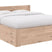 Goossens Bedframe Bibi - 160 x 210 - Eiken gelakt roomwit - Hout