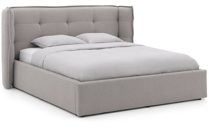 Goossens Gestoffeerd Bedframe Canon - 180 x 200 - Stof boucle