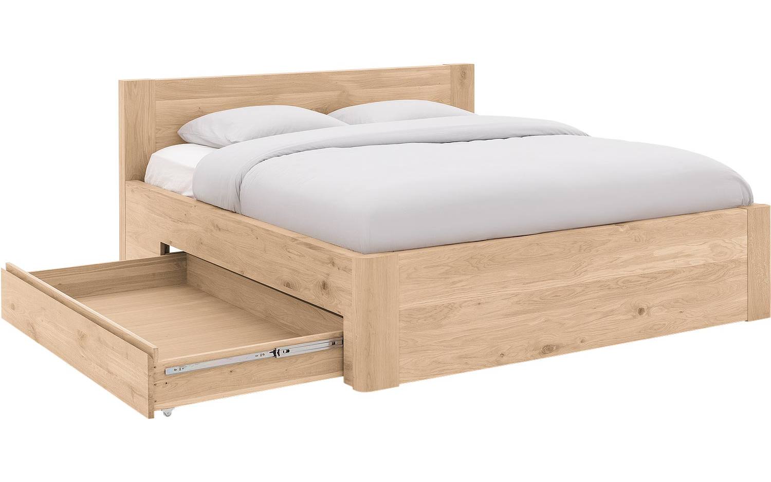 Goossens Bedframe Bibi - 180 x 200 - Eiken naturel - Hout